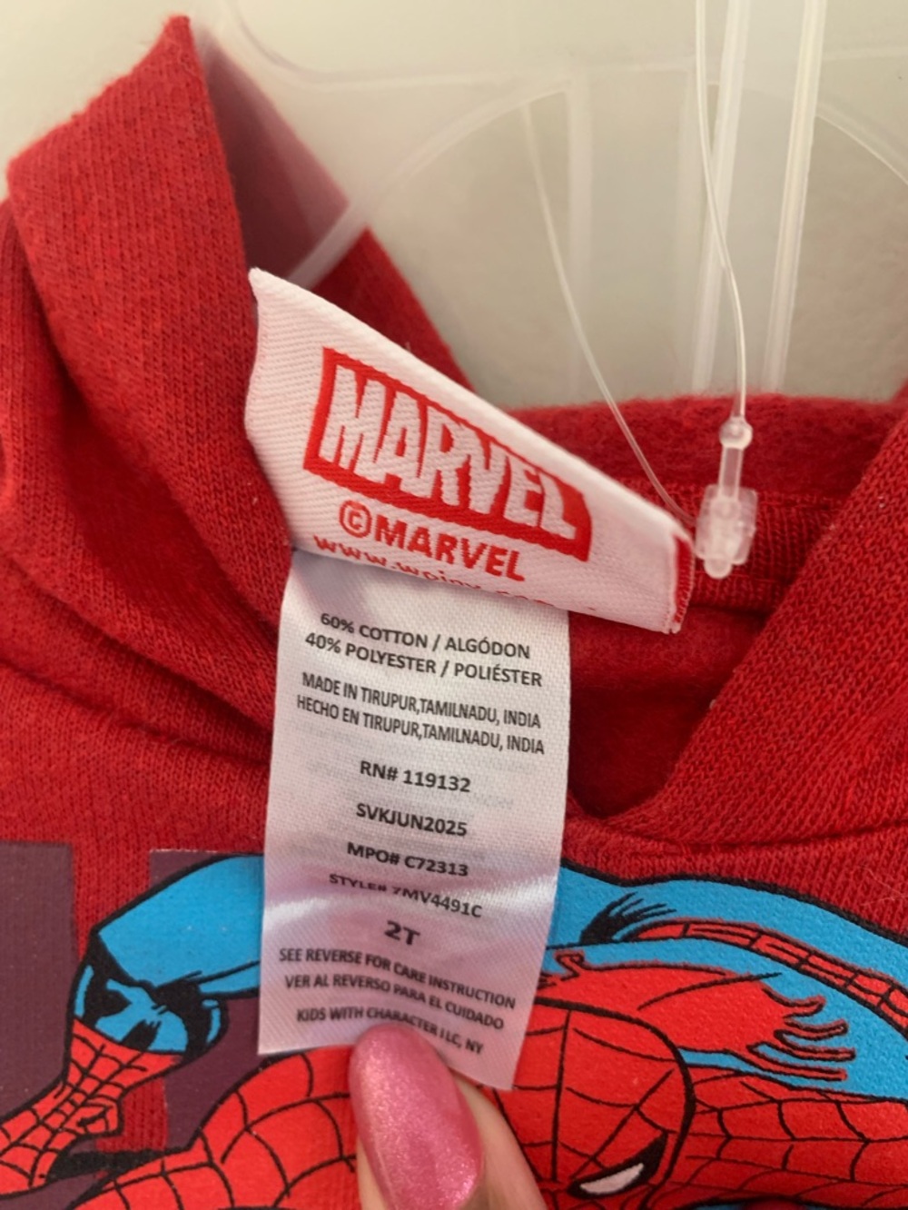 The Amazing Spider-Man Red Hoodie & Jogger Set - Picture 5 of 7